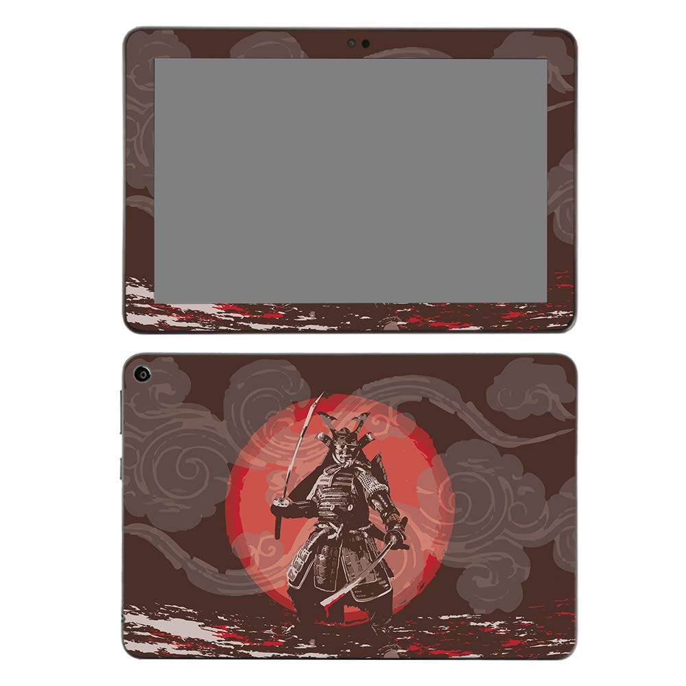 MightySkins Vinyl Decal Wrap Cover for Amazon Fire HD 8 (2020) - Samurai Battle Design | Protective & Durable Skin | Easy to Apply & Remove | Made in USA | Perfect for School, Travel & Everyday Use