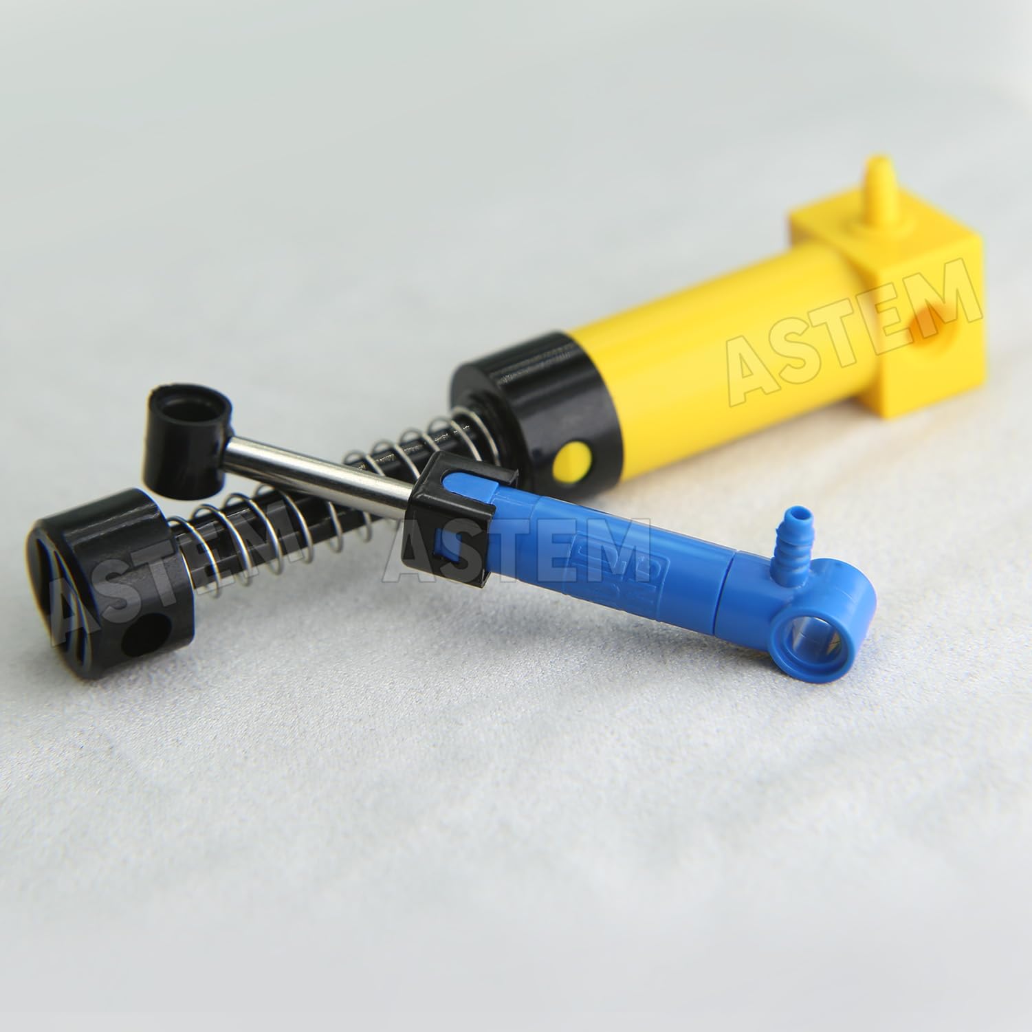 33PCS Lego-Compatible Pneumatic Technic Parts Kit - Includes Cylinders, Air Pump, Pressure Rod, Switch, Piston Hose & Linear Actuator for MOC & Spare Parts | STEM Robotics & Engineering Projects