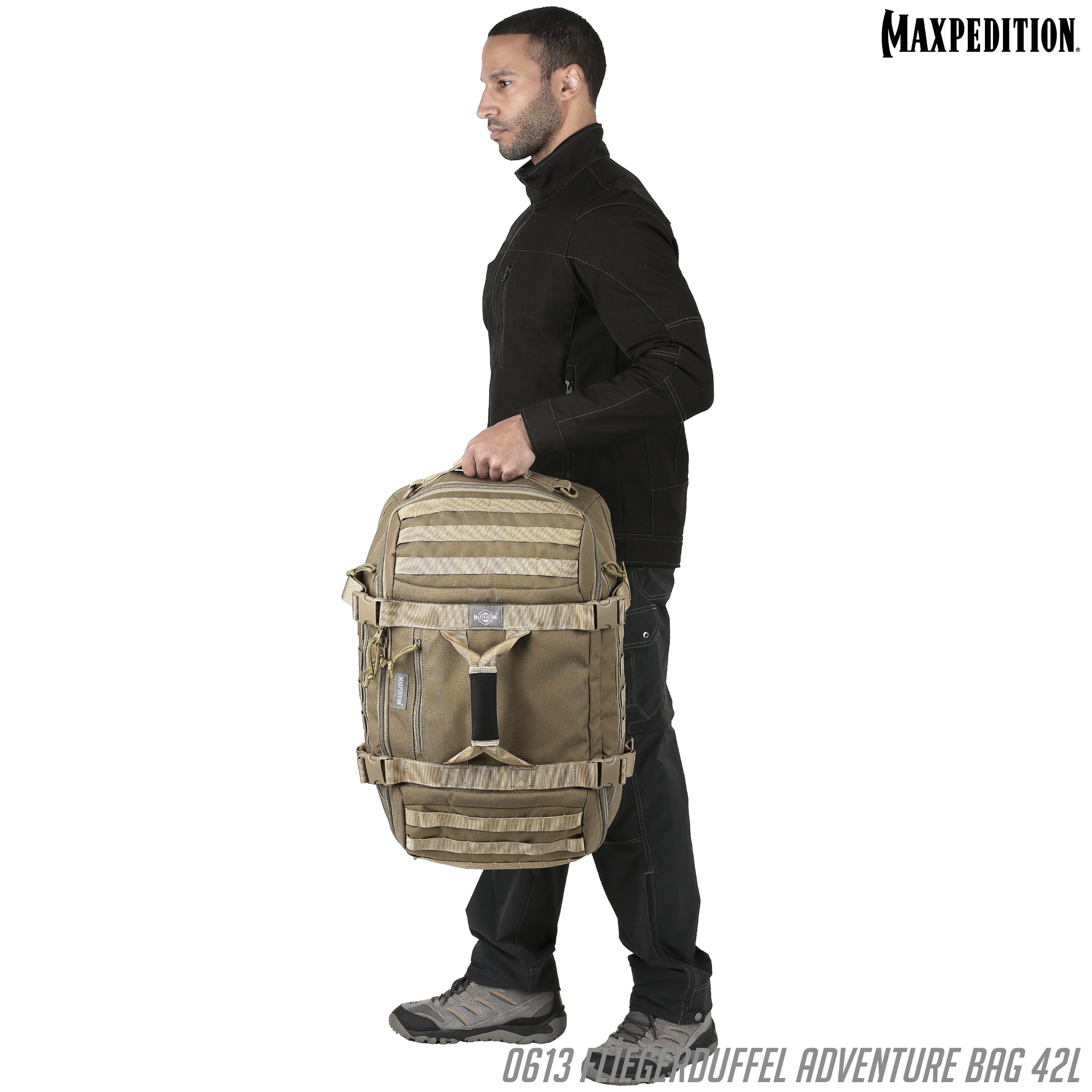 42L Fliegerduffel Adventure Travel Bag - Waterproof Durable Carry-On Duffel for Camping, Hiking & Air Travel (Buy 1 Get 1 Free Mix & Match)