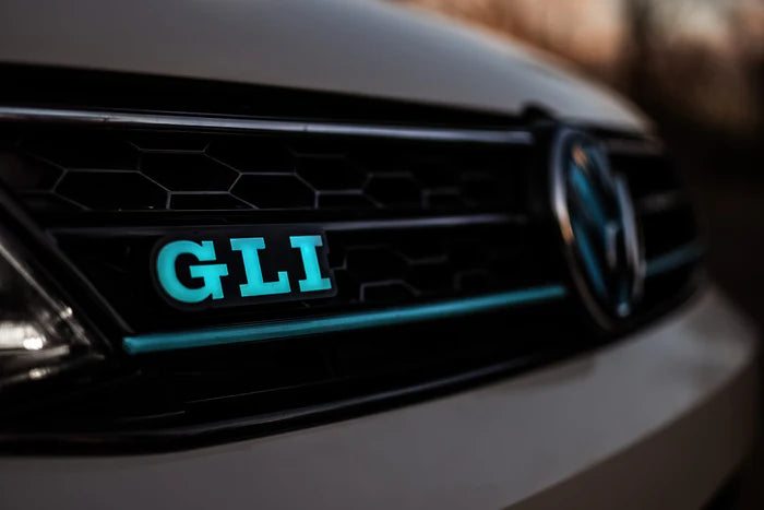 GLI Illuminated Multicolor Flow LED Badge - Custom Light Up Logo Badge for Events, Parties & Nightlife | Rechargeable & Durable LED Accessory for Clubs, Raves & Concerts