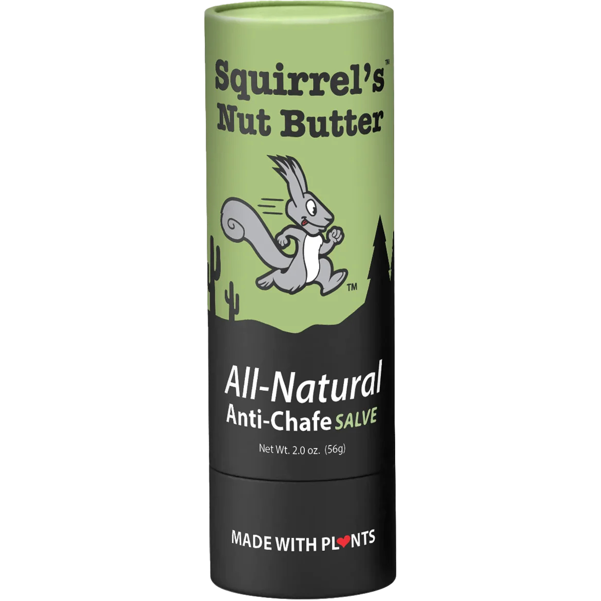 Eco-Friendly Anti Chafe Stick 2 oz - Natural Chafing Relief for Runners, Cyclists & Outdoor Activities | Compostable & Cruelty-Free