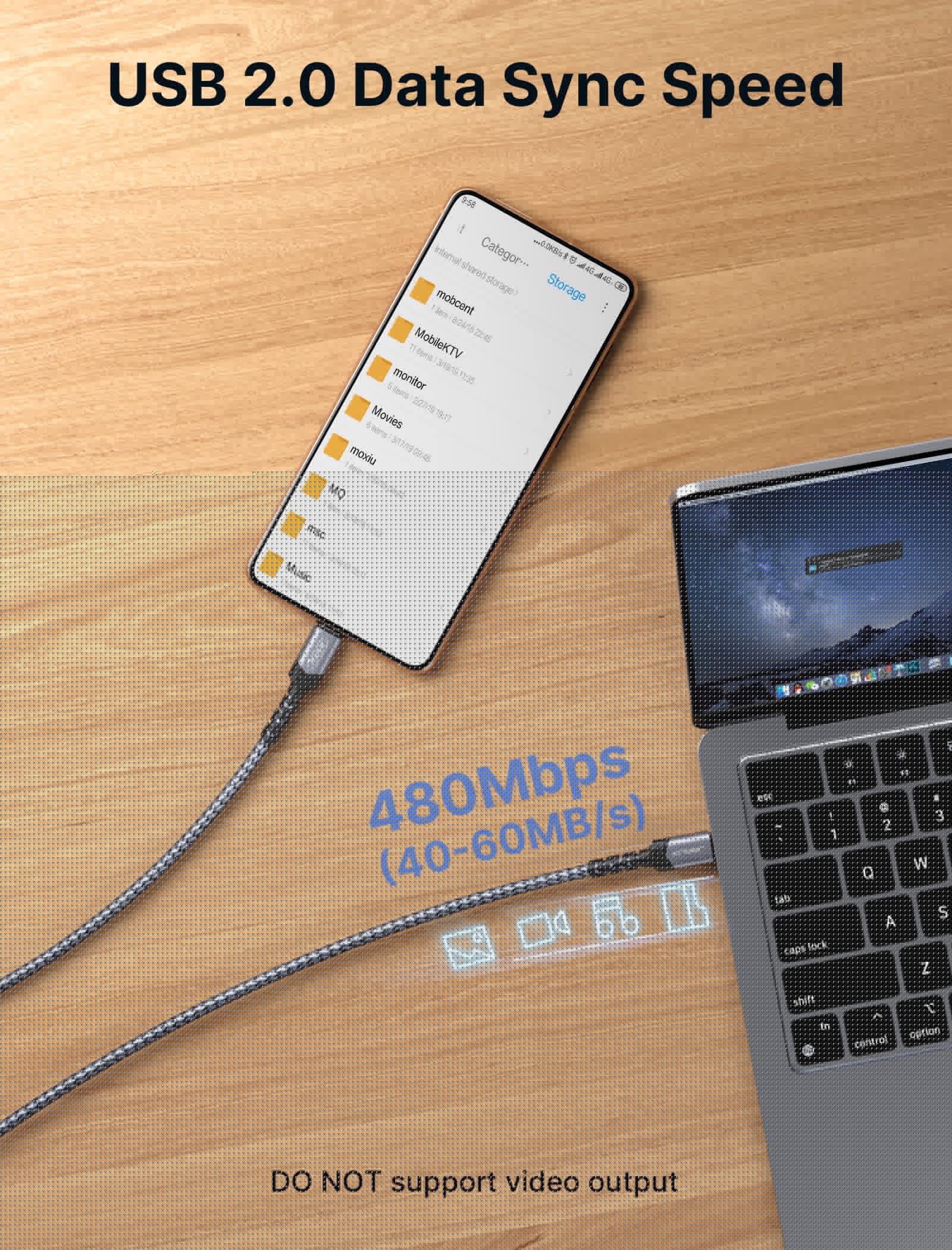 JSAUX 240W USB-C to USB-C Fast Charging Cable 10FT, USB C to C Cord Compatible with MacBook Pro/Air, iPad Pro/Air, Dell, iPhone 16/16 Pro Max, iPhone 15 Series, Samsung Galaxy S24/S22/S21, Pixel - Grey | High Speed Charging for Laptops, Tablets & Phones | Perfect for Home, Office & Travel