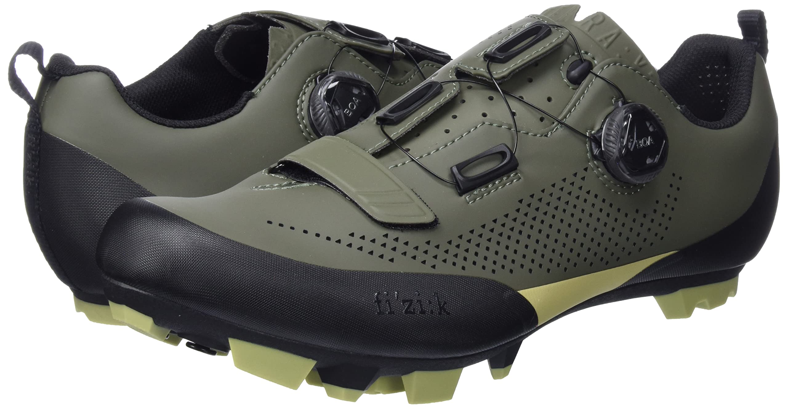 Fizik X5 Terra Mountain Bike Shoes - Carbon Fiber MTB Cycling Shoes with Adaptive Fit for Men & Women | Perfect for Trail Riding & Off-Road Adventures