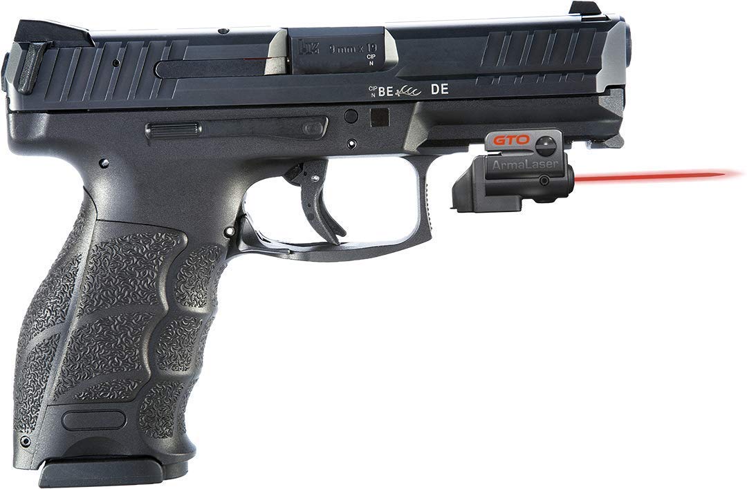 **ArmaLaser GTO & FLX55 Red Laser Sight with GripTouch Switch – Compatible with HK VP9 – Perfect for Tactical Shooting, Home Defense & Range Training**