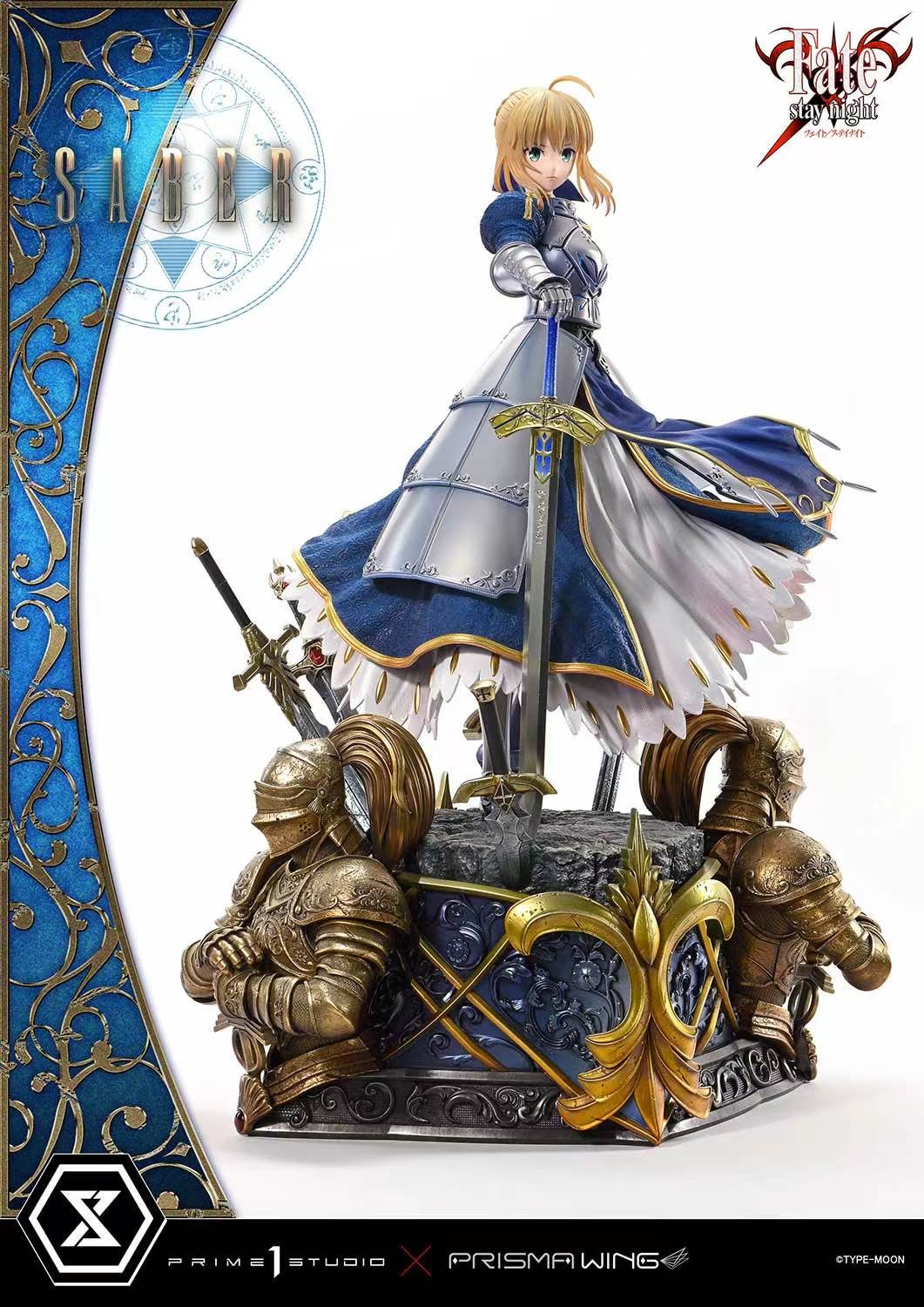 Prime 1 Studio Licensed Fate/Stay Night Saber Anime Figure - Collectible Statue for Anime Fans | Perfect for Display in Home, Office, or Gaming Room