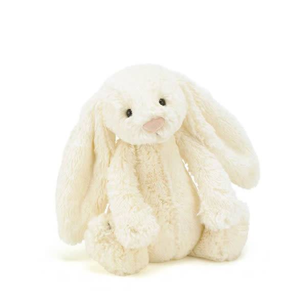Jellycat Bashful Cream Bunny Medium Stuffed Animal - Soft Plush Toy for Kids, Baby Shower Gift, Nursery Decor & Cuddly Companion