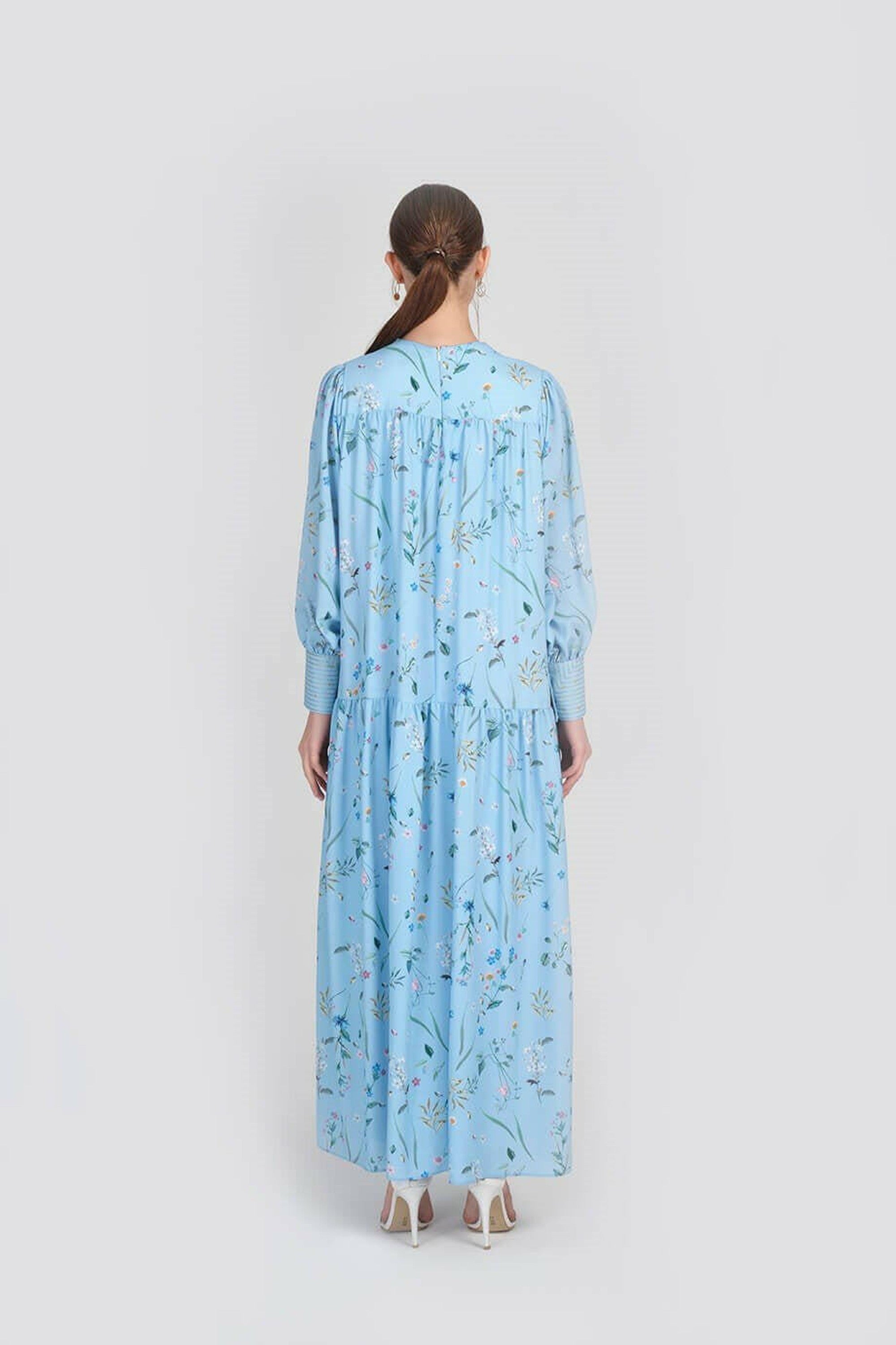 Ophelia Tiered Maxi Dress for Women - Flowy Summer Beach Dress with Pockets | Perfect for Vacations, Weddings & Outdoor Parties