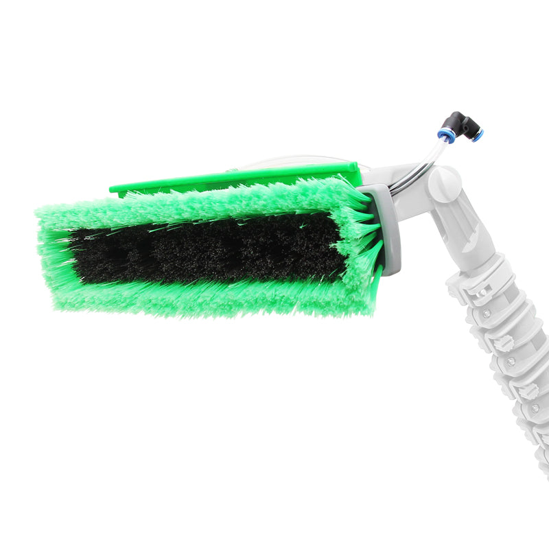 Unger Gen2 nLITE® Power Brush Complete Spliced - Professional Window Cleaning Tool for Home & Commercial Use - Perfect for Glass, Mirrors, and Hard-to-Reach Areas