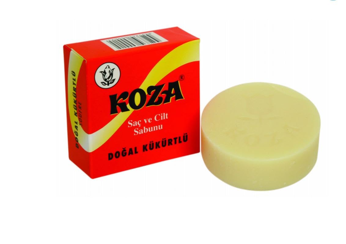Sulfur Bar Soap for Acne Treatment – 3.5 Oz Antibacterial Face Wash, Effective Rosacea & Blemish Control, Deep Cleansing Sulfur Soap for Face & Body Care | Gentle Exfoliating Soap for Oily & Sensitive Skin, Helps with Breakouts & Blackheads – Perfect for Daily Skincare Routine