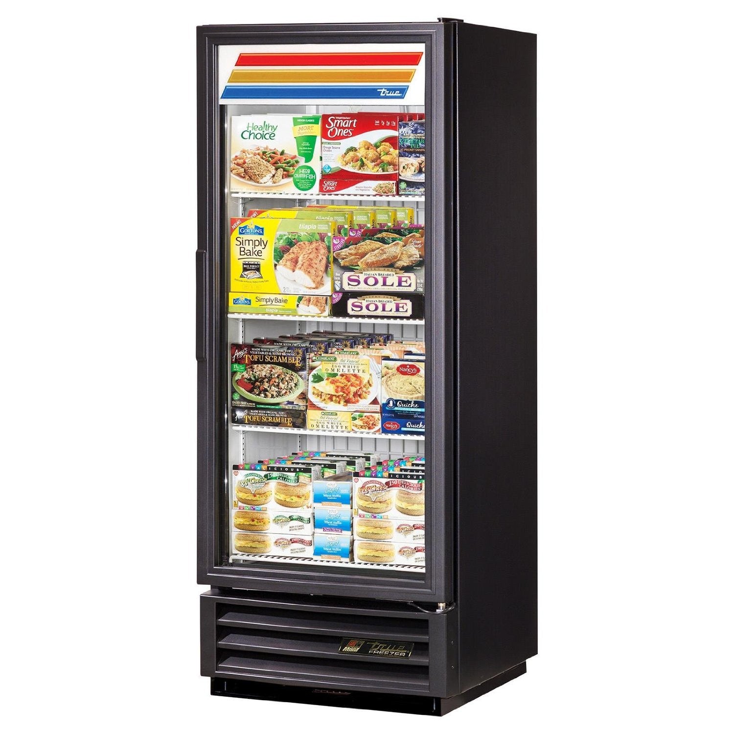 Used True GDM 12F HC-TSL01 25 Glass Door Commercial Merchandiser Freezer - Perfect for Convenience Stores, Supermarkets & Restaurant Cold Storage