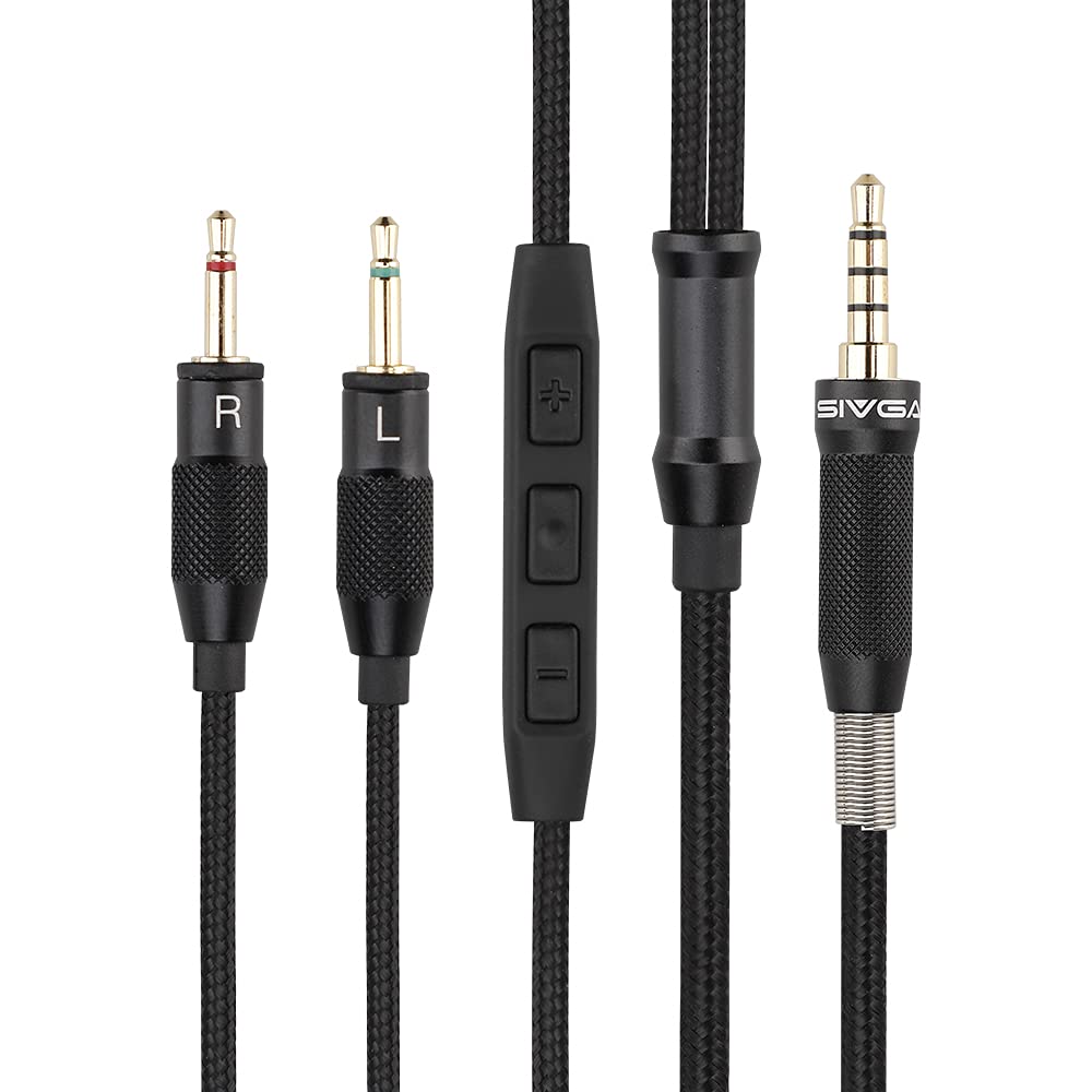 Sivga Replacement Dual 2.5mm to 3.5mm Headphone Cable - High-Quality Audio Upgrade for Sivga Headphones - Perfect for Home Studio, Gaming & Music Listening (Open Box)