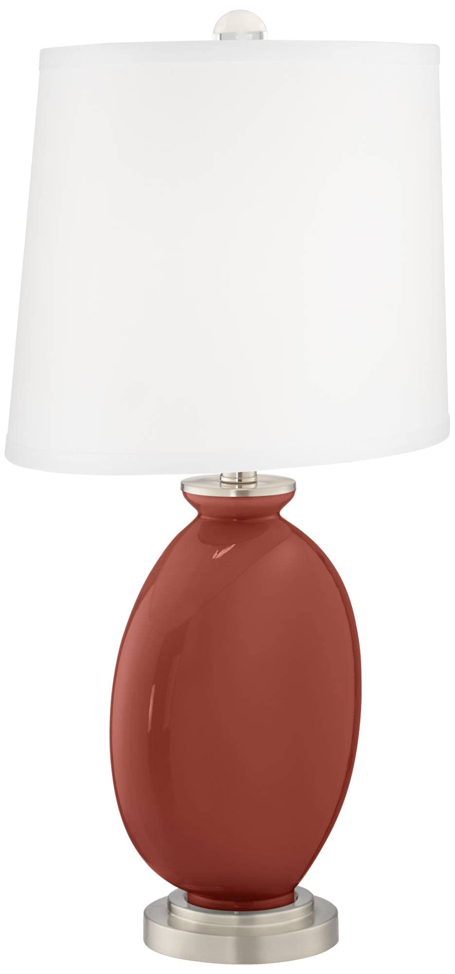 Color + Plus Madeira Carrie Table Lamp Set of 2 with Dimmers - Modern Bedside Lighting for Bedroom & Living Room