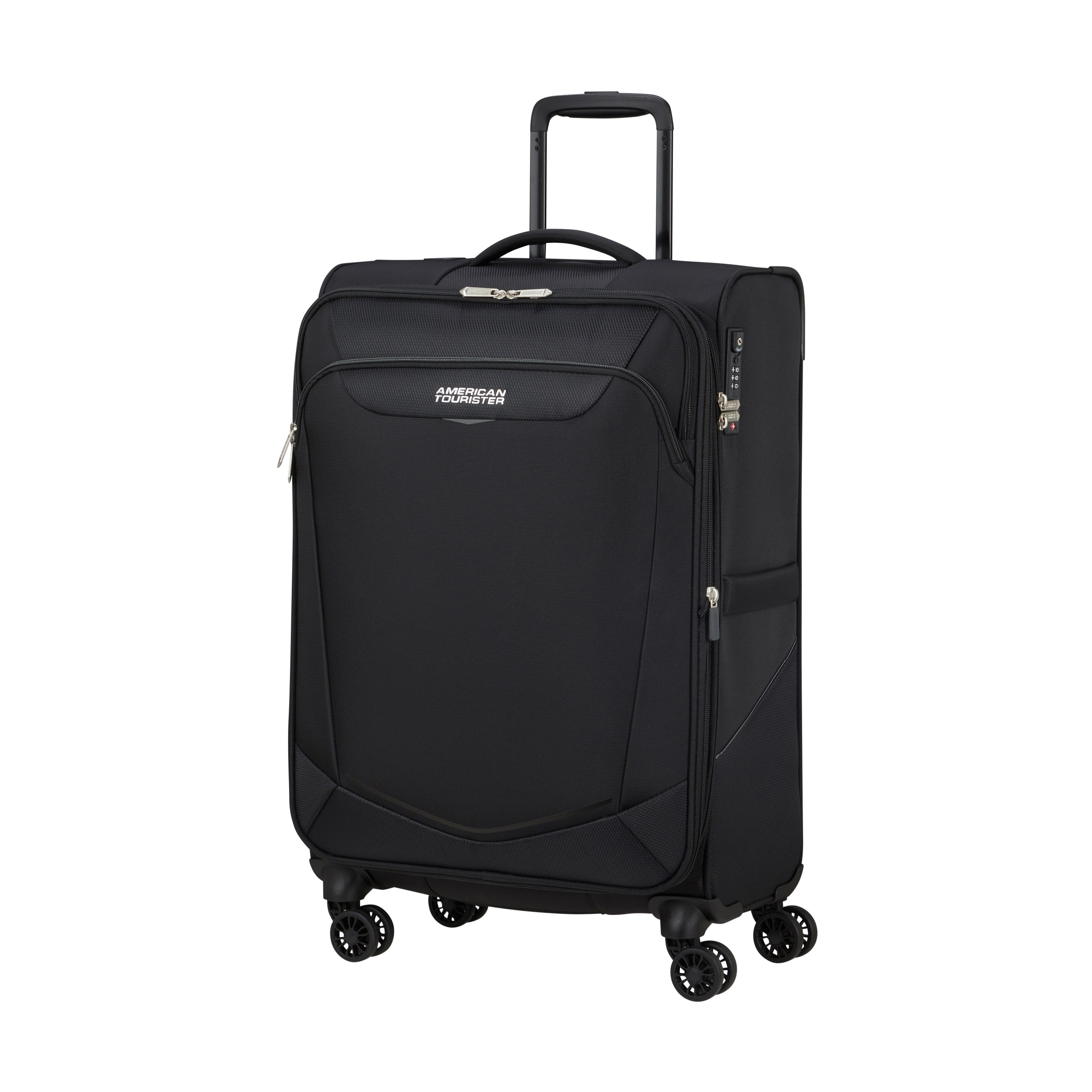 American Tourister Summerride 3 Piece Expandable Spinner Luggage Set - Lightweight Suitcase for Travel, Business & Vacation with 360° Wheels | Perfect for Family Trips, Weekend Getaways & Airplane Carry-On