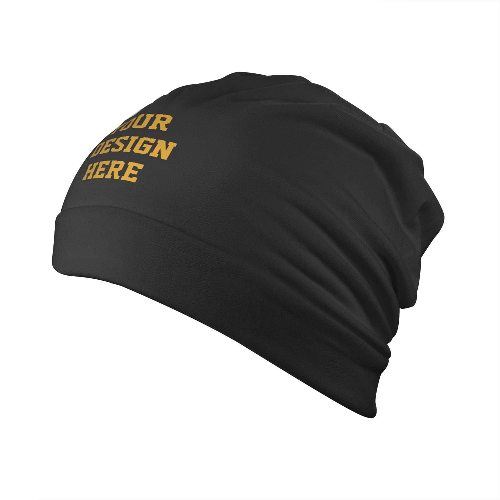 Custom Knit Beanies & Personalized Winter Skull Caps for Men & Women - Add Your Name/Logo/Image - Cozy Cold Weather Accessories for Skiing, Snowboarding & Outdoor Activities