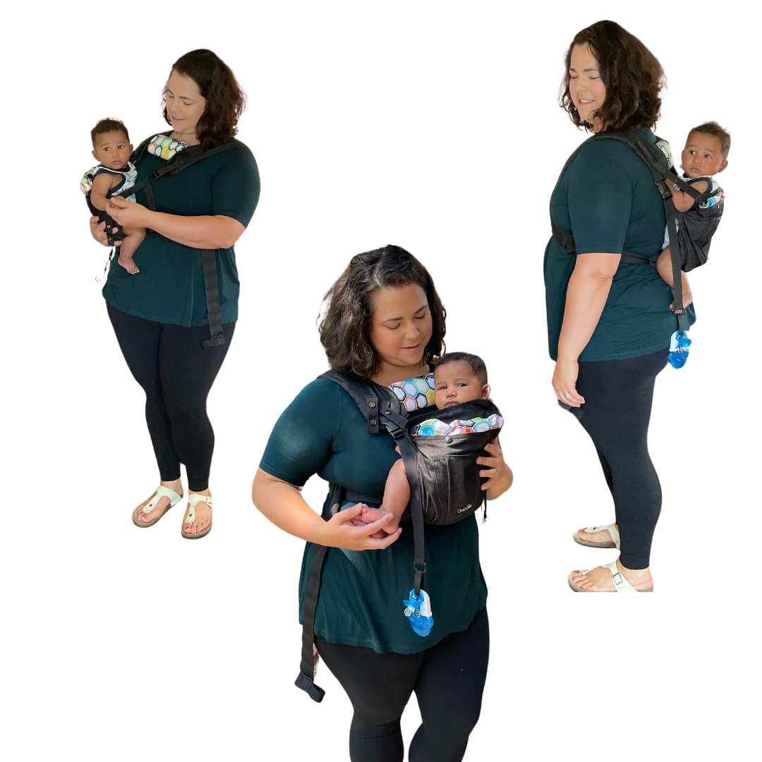 8-35lb | 0-36 Months, 7-in-1 Premium Baby Carrier for Newborn to Toddler - Hybrid Sling & Buckled Breastfeeding-Friendly Infant Carrier - Tactical Baby Gear for Men & Women - Lightweight Toddler Backpack for Travel, Hiking, Shopping and Daily Use