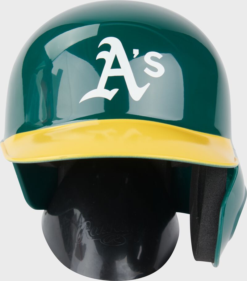 Oakland Athletics MLB Mini Batting Helmet - Authentic Baseball Collectible for Fans & Memorabilia - Perfect for Display, Gifts & Game Day Accessories