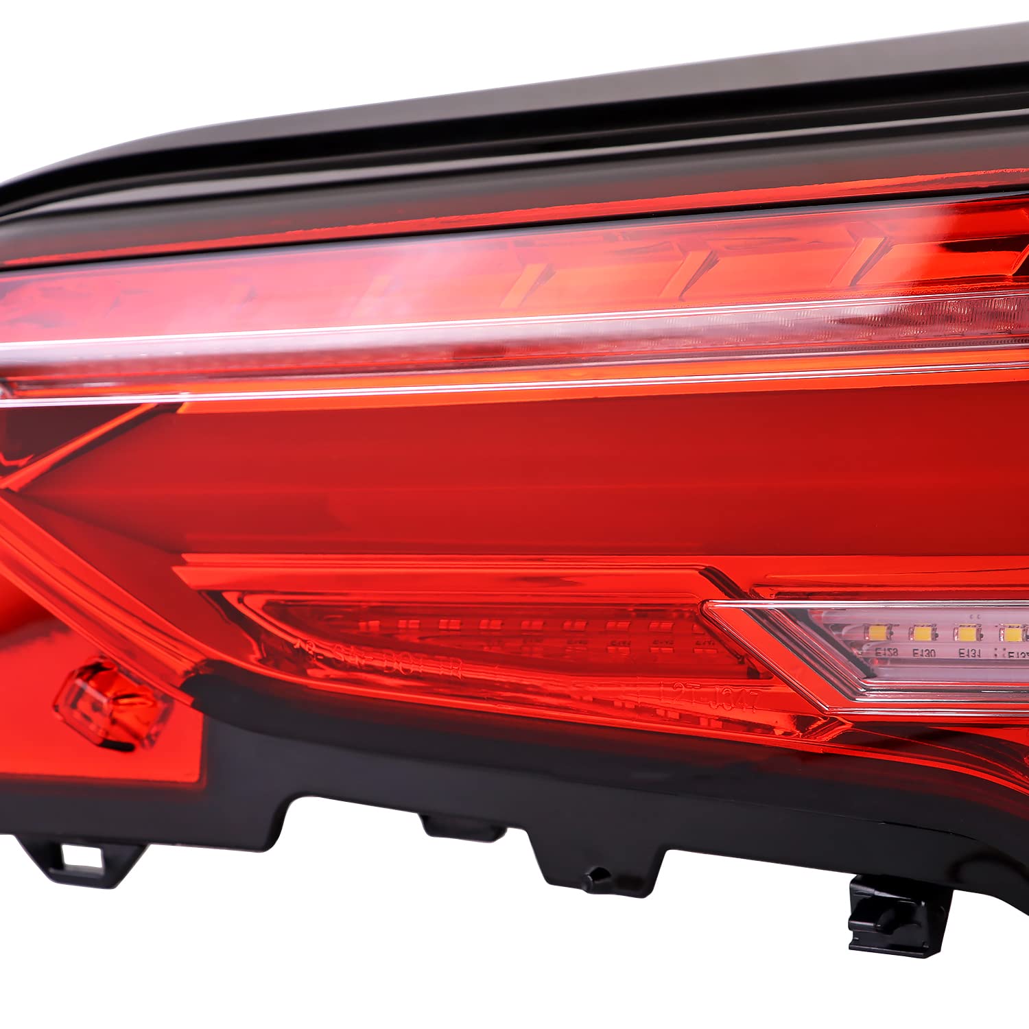 Spec-D Tuning Red LED Sequential Tail Lights for 2019-2023 Toyota RAV4 - Left & Right Pair Assembly - Enhanced Visibility & Style for Night Driving & Custom Car Upgrades
