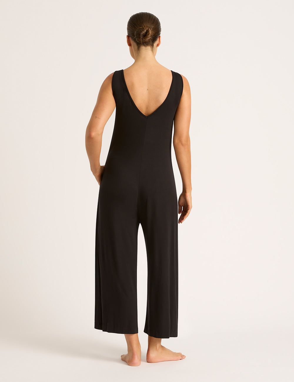 Women's Black Long Sleeve Jumpsuit - Stylish One Piece Romper for Casual Wear, Work & Travel