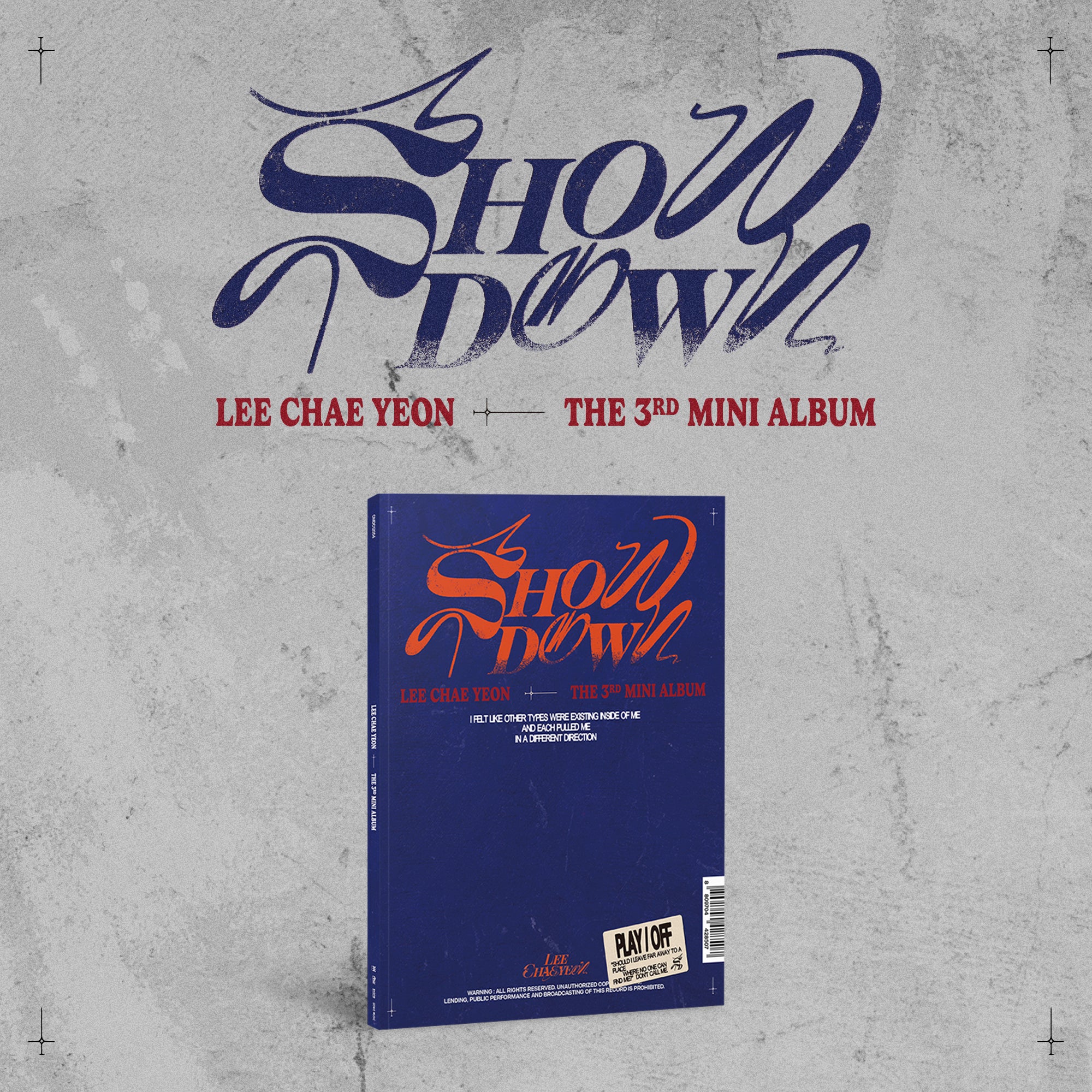 LEE CHAEYEON 3RD MINI ALBUM 'SHOWDOWN' - Kpop Music Album for Fans, Collectors & Gift Giving | Perfect for Dance Practice, Kpop Parties & Music Collections