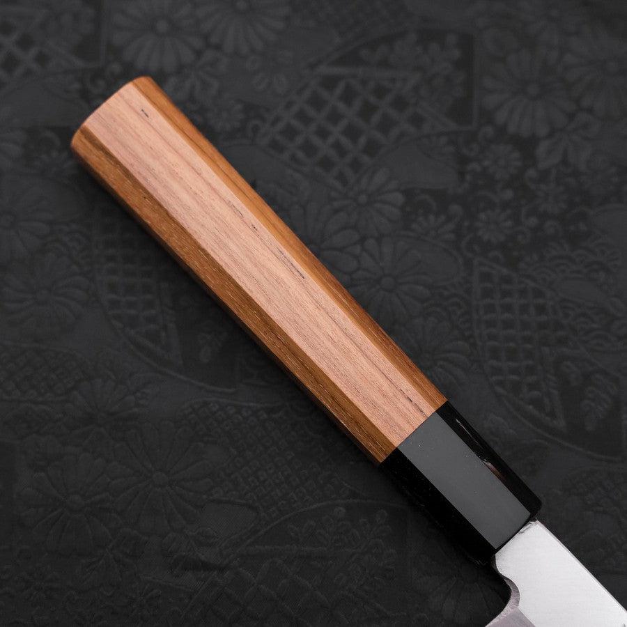 Premium Yanagiba Sushi Knife 270mm - High Carbon Silver Steel #3 with Kasumi Buffalo Teak Handle - Perfect for Sushi Chefs & Japanese Cuisine Lovers