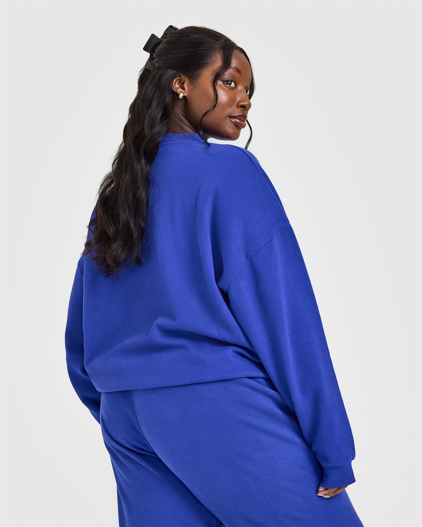 Premium Mid-Weight Cotton Sweatshirt with Printed Logo - Comfortable Pullover Hoodie for Men & Women | Space Blue | Perfect for Casual Wear, Gym, and Outdoor Activities