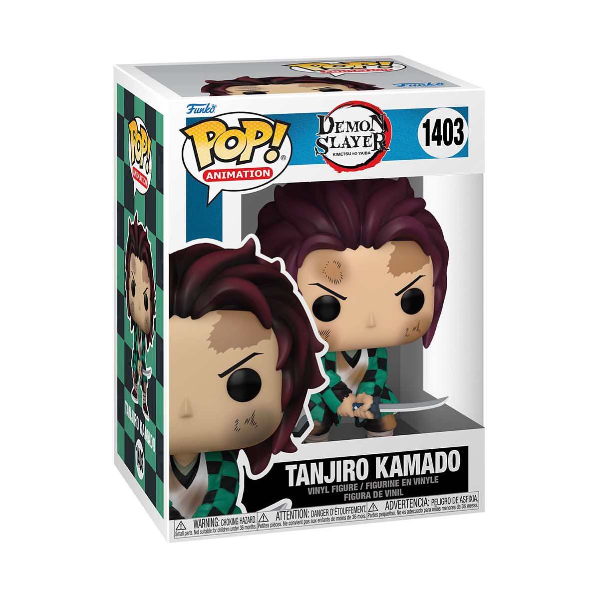 Demon Slayer Tanjiro Kamado Training Funko Pop! Vinyl Figure #1403 - Anime Collectible for Fans, Perfect for Display & Gifts