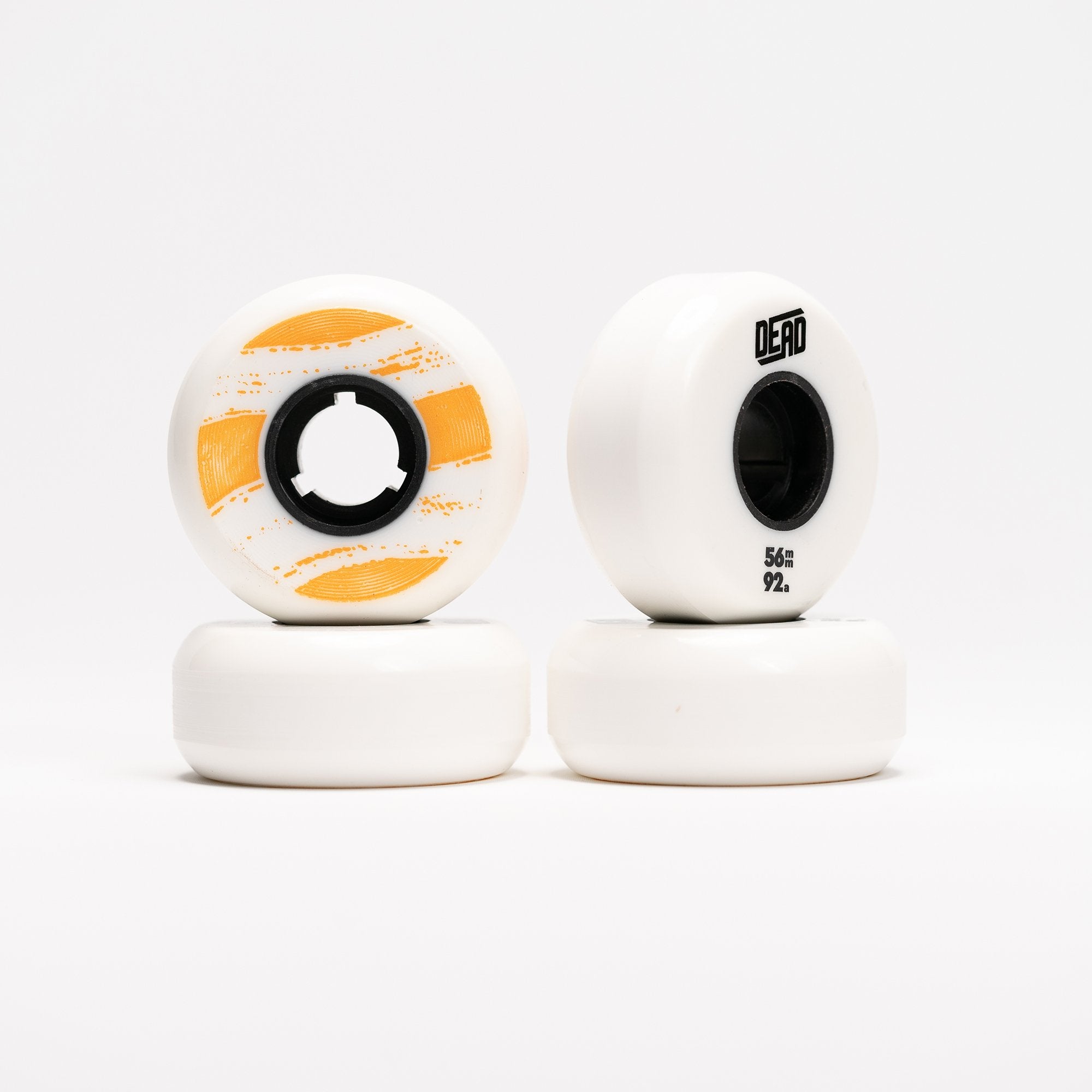 56mm Dead Team Inline Skate Wheels - High-Performance Rollerblade Wheels for Speed Skating, Aggressive Skating & Outdoor Sports