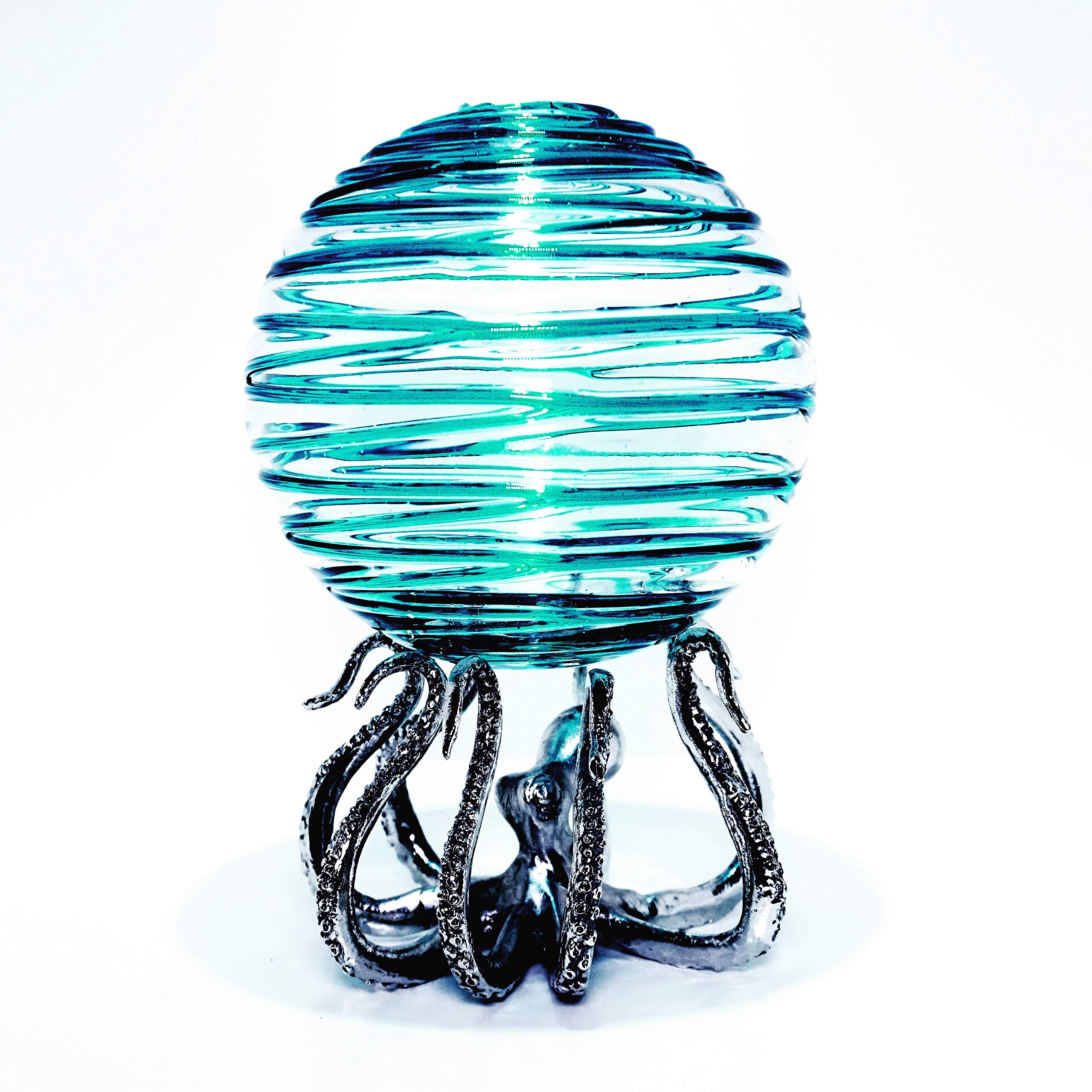 OctoStand - Premium Ocean-Themed Display Stand for Crystal Balls, Succulents & Nautical Decor | Perfect for Home, Office & Beach House Decorations