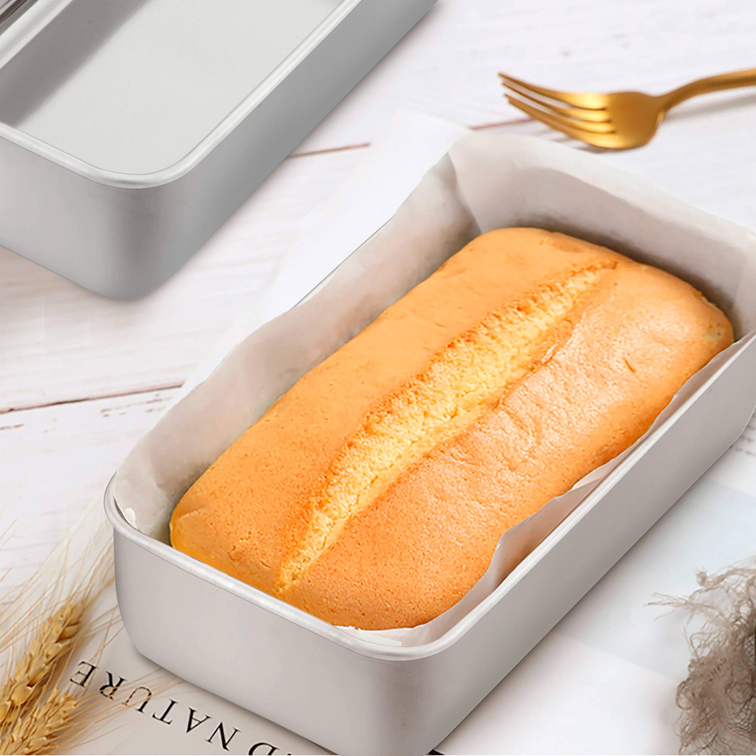 Premium Stainless Steel Loaf Pans for Baking Bread & Meatloaf - 9¼