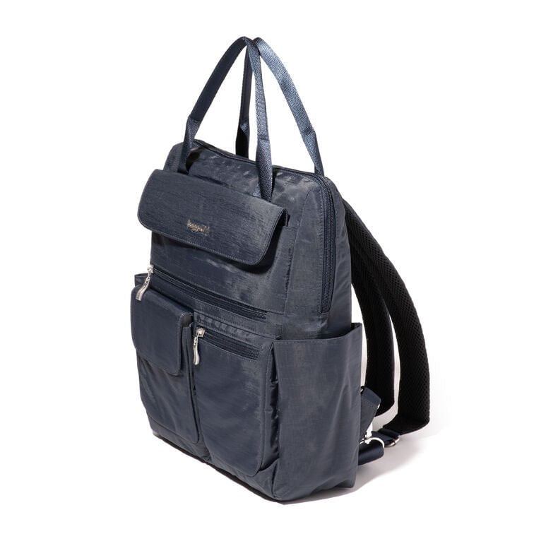 Baggallini Modern Everywhere Laptop Backpack for Women & Men - Lightweight Water-Resistant 15.6 Inch Laptop Bag with USB Charging Port - Perfect for Work, Travel & School