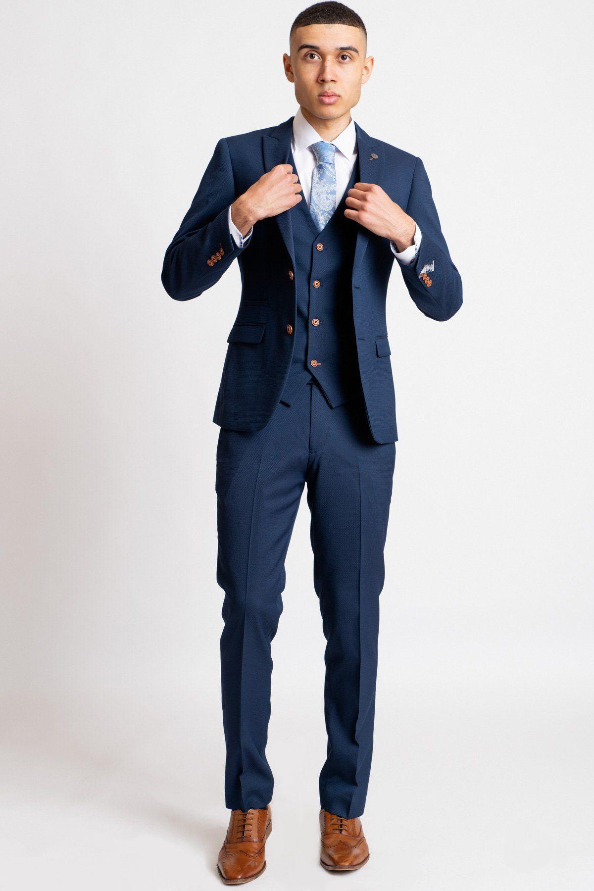 Owen Warner Runner Up Suit - 'I'm A Celebrity Get Me Out Of Here' 2022 Max Royal Blue Blazer | Formal Wear for Awards, Weddings & Special Events