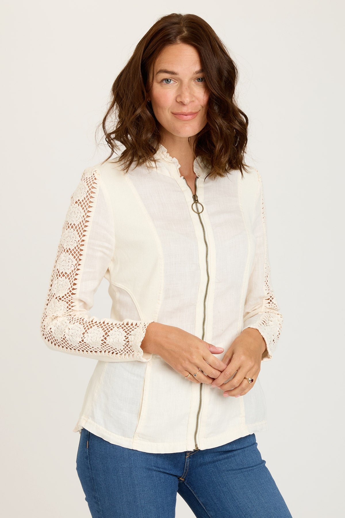 Birch Jacket in Muted Primrose - Lightweight Waterproof Outdoor Coat for Hiking, Camping & Travel