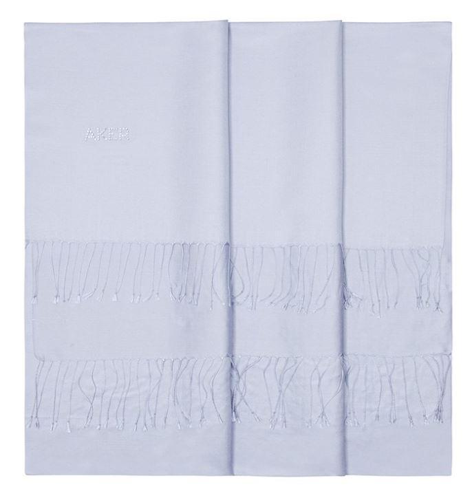 Luxury Aker Silk Shawl with Swarovski Crystals - Regent St Blue Scarf for Women | Elegant Evening Wear, Wedding Accessory, Party Wrap & Gift Idea