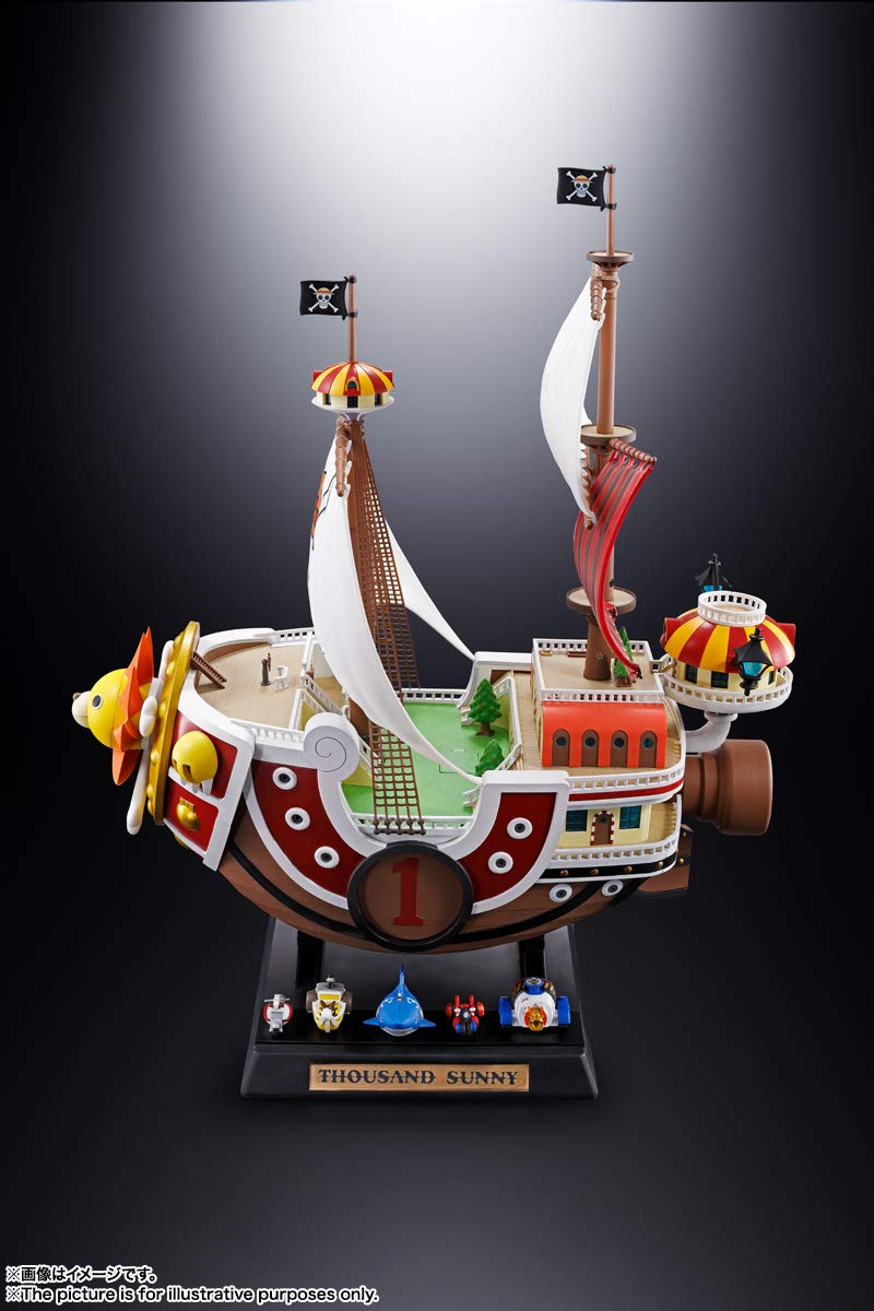 TAMASHII NATIONS One Piece Thousand Sunny Bandai Spirits Chogokin Die-Cast Metal Action Figure Collectible - Anime Model for Display & Gift for Fans