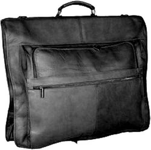 David King & Co. 42 Inch Deluxe Black Garment Bag for Travel - Perfect for Business Trips, Weddings & Long Vacations | One Size Fits All