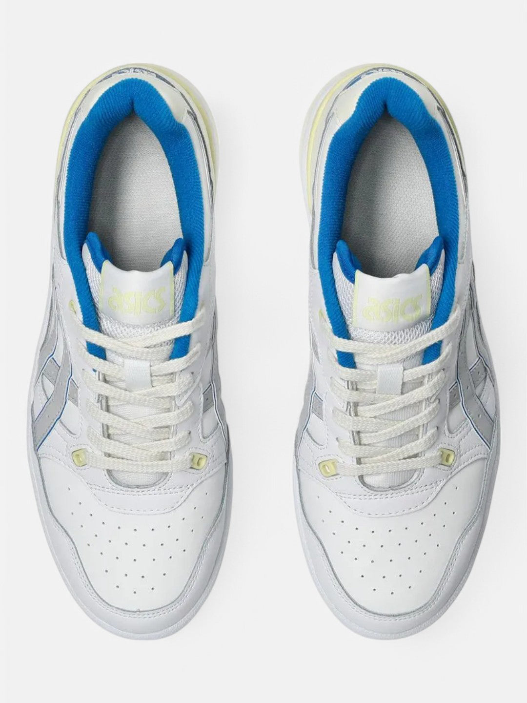 ASICS EX89 Running Shoes for Men - White, Blue & Gray - Lightweight Cushioned Sneakers for Jogging, Gym & Daily Wear