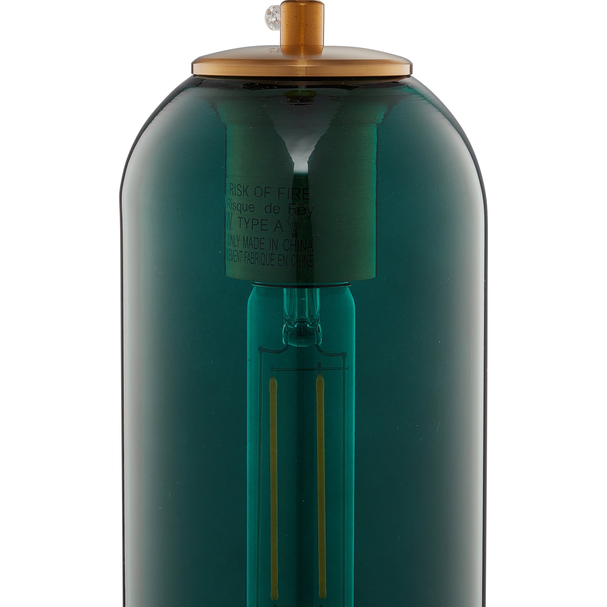 CARRO HOME Hydra Cylinder Glass Pendant Light - Modern Hanging Fixture for Kitchen Island, Dining Room & Bedroom Lighting
