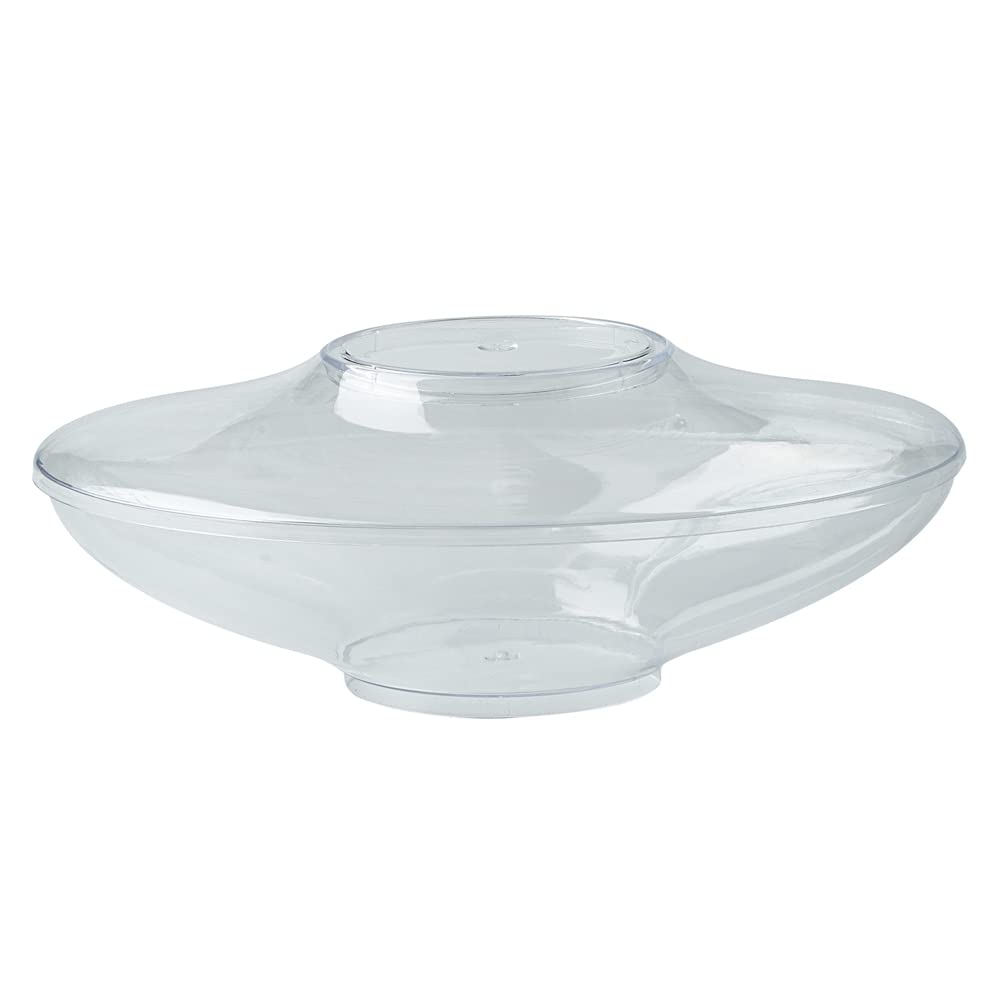 5.5 oz Clear Disposable Plastic Deli Cups with Lids - 100 Pack Oval Fruit & Appetizer Containers for Snacks, Desserts, Catering, Weddings & Birthday Parties | Perfect for Food Service, Takeout, Picnics & Party Plating