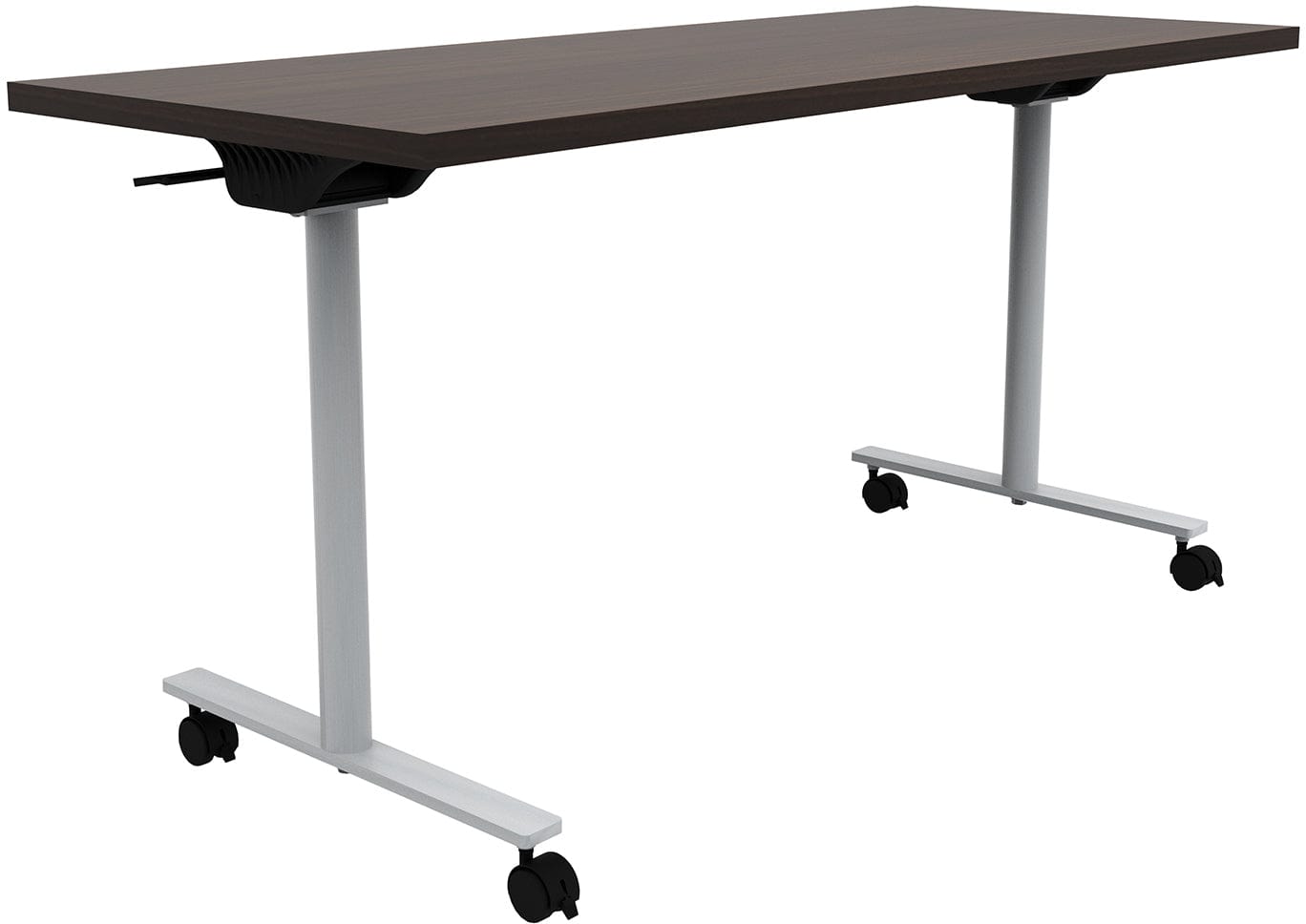 Safco JURNI 60 x 24 Inch Flip Top Table with Locking Casters [JN6024NFLPCA] - Perfect for Office, Classroom, and Home Workspace Use