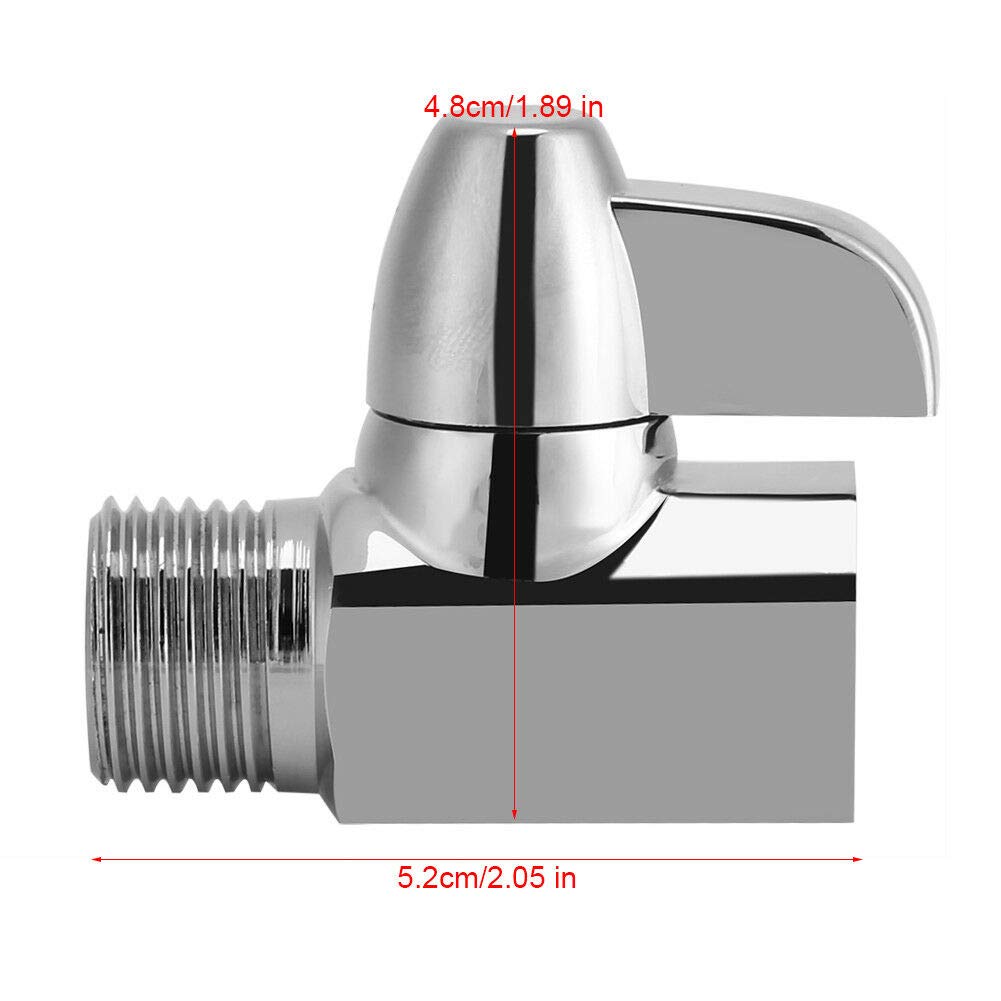 Chrome Shower Arm Diverter for Hand Shower - Perfect for Bathroom Renovation & Dual Shower Head Installation