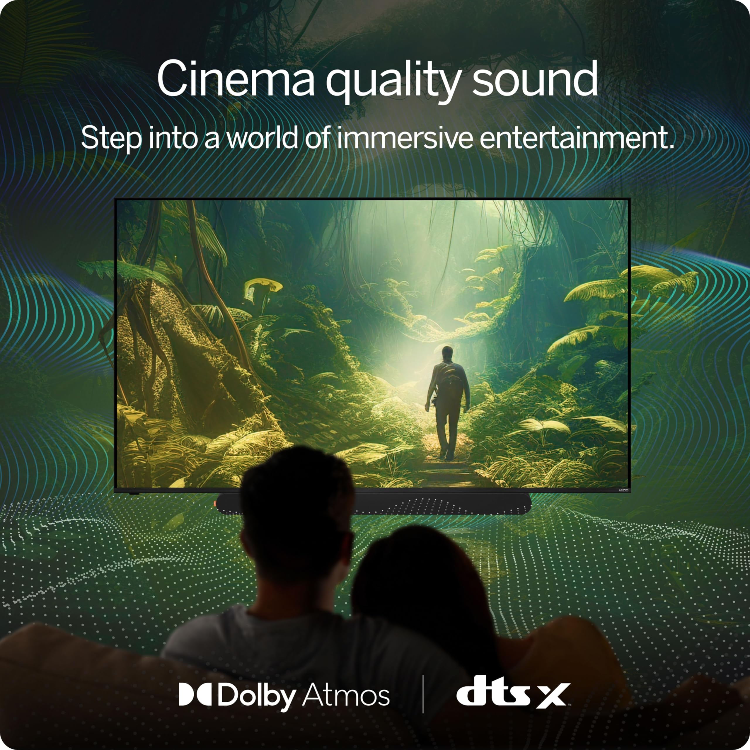 VIZIO 5.1 Channel Soundbar System with Wireless Subwoofer | Dolby Atmos & DTS:X Surround Sound | Bluetooth Speaker | SV510X-0806 (2024 New Model) | Perfect for Home Theater, Gaming & Movie Nights