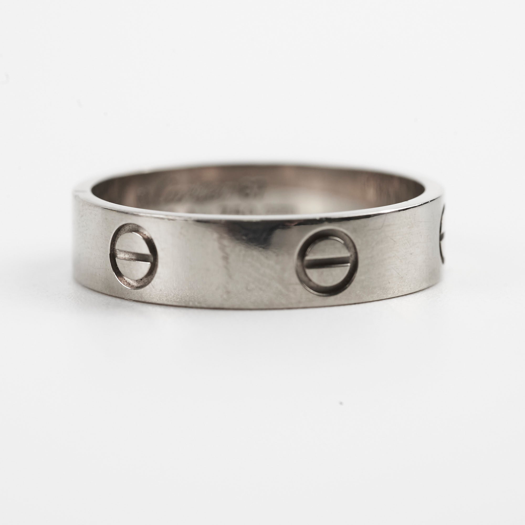 Cartier Love Ring 18K White Gold Size 67 - Luxury Wedding Band for Women & Men, Perfect for Engagements & Anniversaries