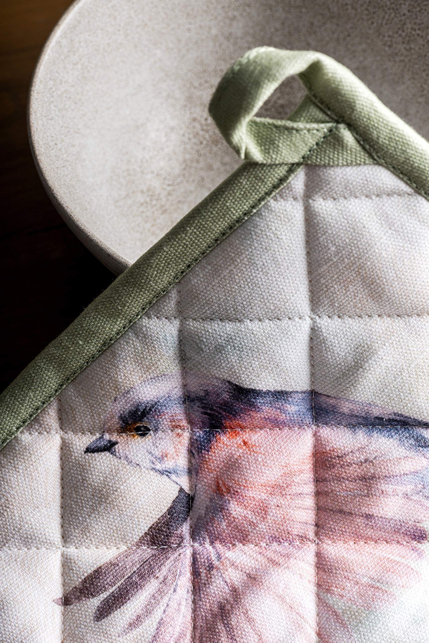 Premium 100% Cotton Pot Holders Set of 2 - 8