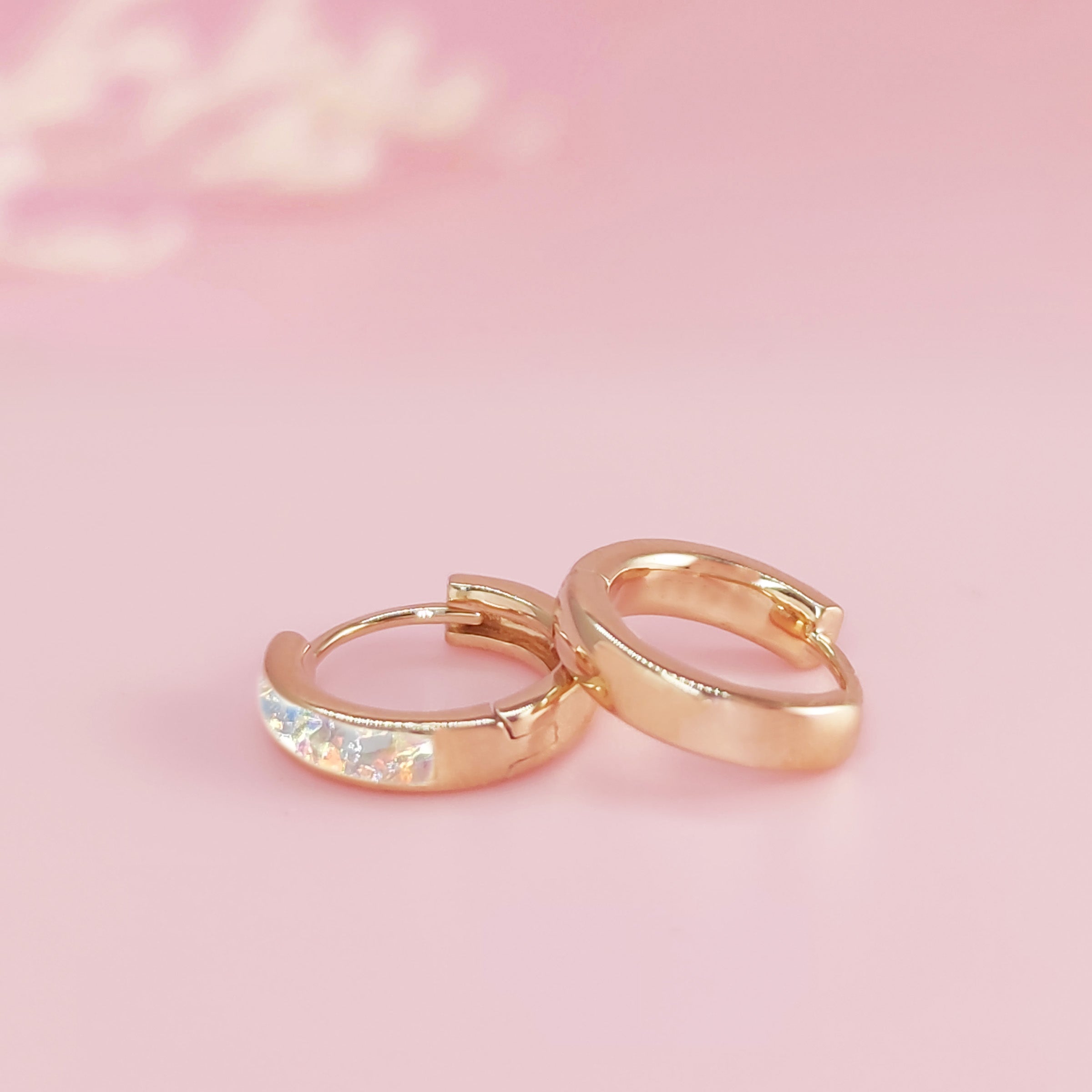 Classic Band Ashes Earrings - Elegant Memorial Jewelry for Loved Ones | Perfect for Remembrance, Sympathy Gifts & Everyday Wear