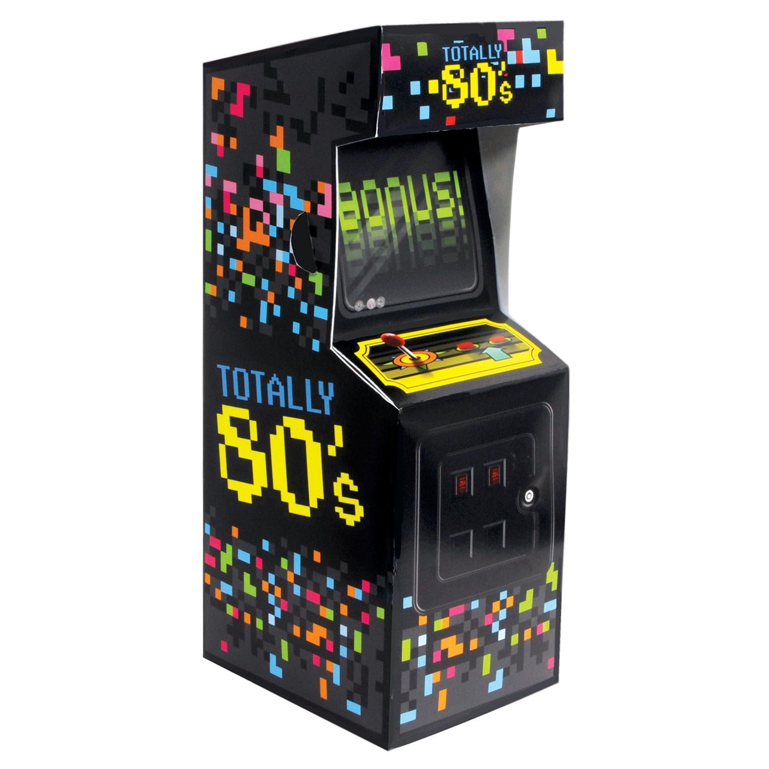 12 Pack Beistle 3D Arcade Video Game Party Decorations - Perfect for Birthday Parties, Game Nights & Themed Events