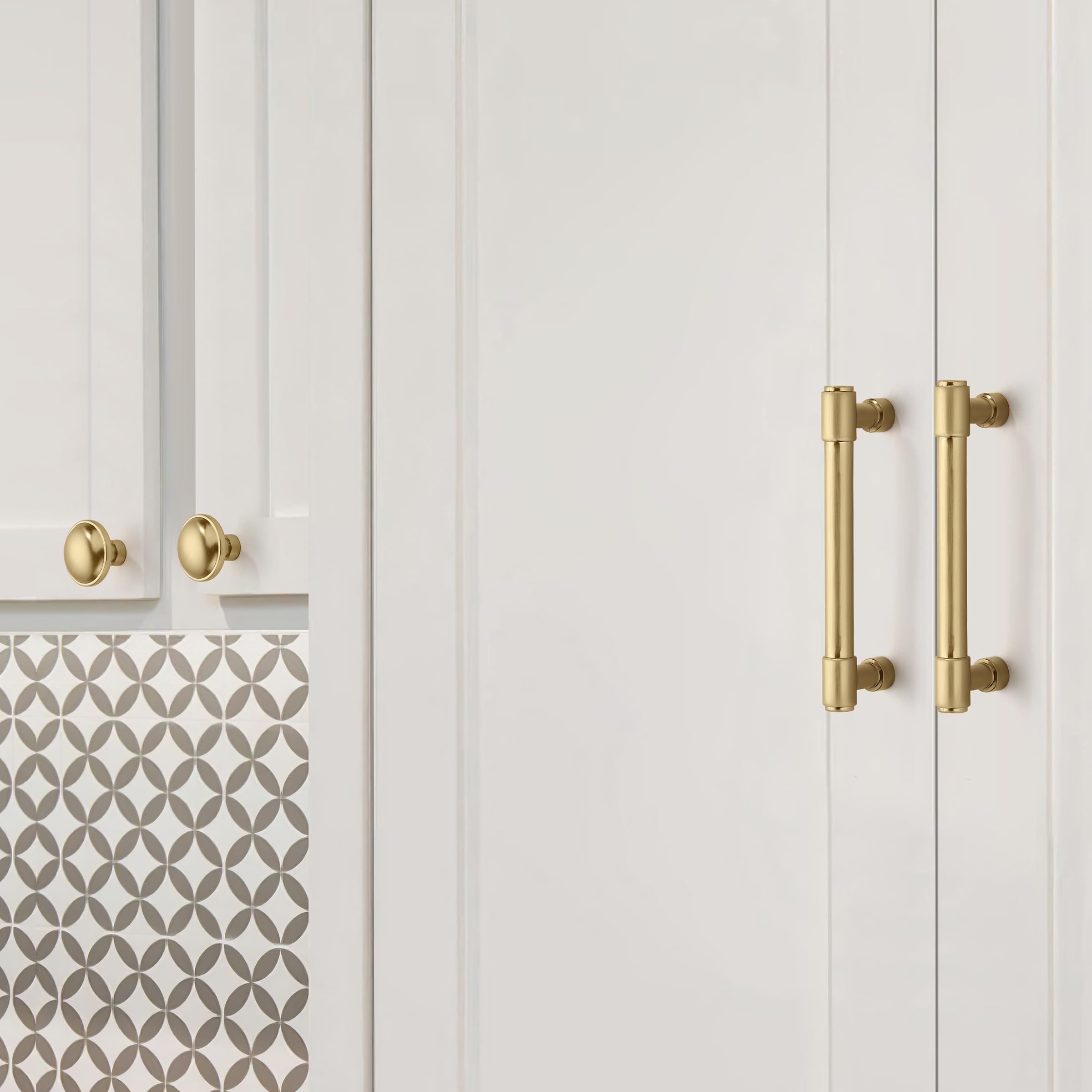 2 Pack 12 Inch Champagne Bronze Cabinet Pulls - Gold Drawer Handles for Kitchen Cabinets & Cupboards - Elegant Champagne Brass Hardware for Drawers, Wardrobes & Furniture (Perfect for Modern Kitchen & Bathroom Renovations)