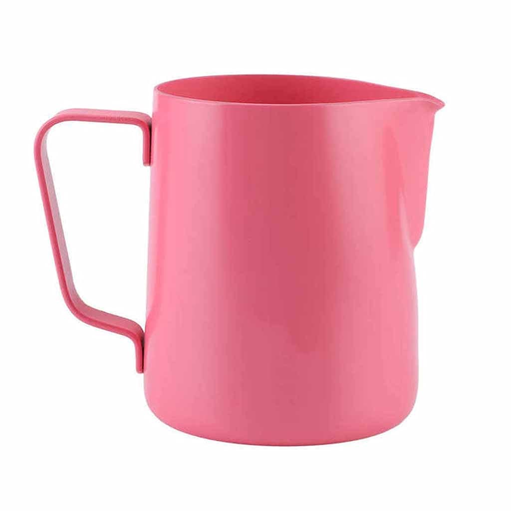 Premium Stainless Steel Milk Frothing Pitcher 350ml - Barista Grade Espresso Coffee Frother Jug for Latte, Cappuccino & Hot Chocolate - Ideal for Home & Professional Use (Color: D)