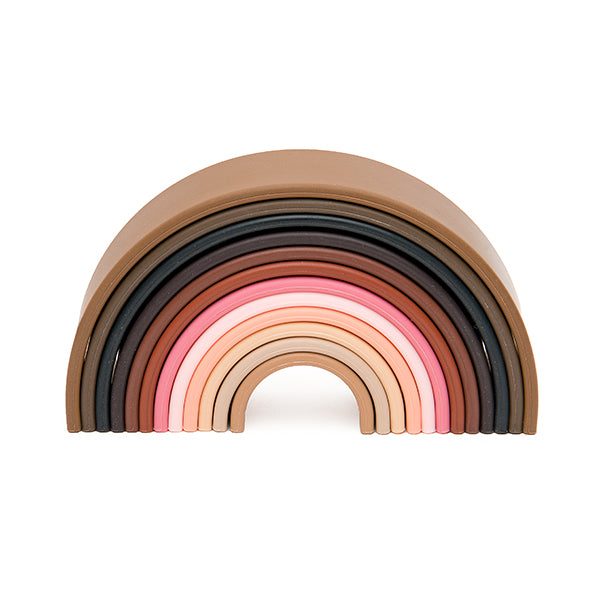 Dena Silicone Diversity Rainbow Bracelet - Large Size, Stretchy & Comfortable for LGBTQ+ Pride, Equality Events, and Everyday Wear
