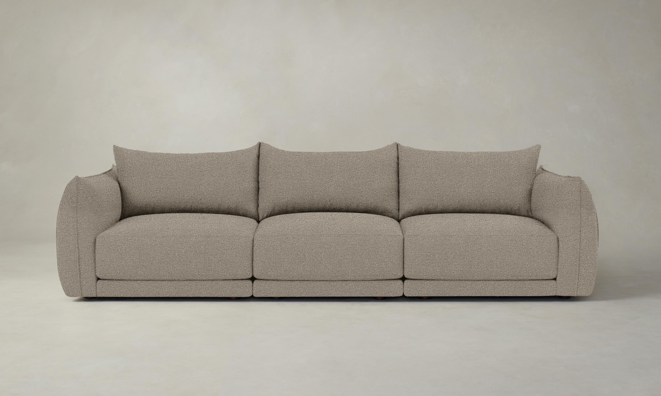The Jones Modular Sofa - Performance Bouclé Fabric, Customizable Sectional Couch for Living Room, Durable & Stylish Modern Furniture - Perfect for Home, Office, or Lounge Spaces