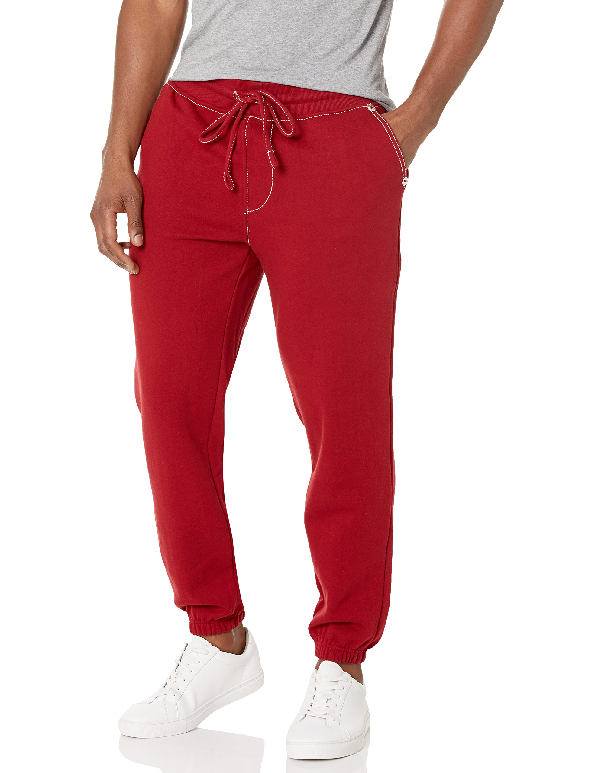 True Religion Men's Big T Jogger Pants - Comfortable Athletic Joggers for Casual Wear, Gym & Lounge - Premium Cotton Blend Sweatpants for Men